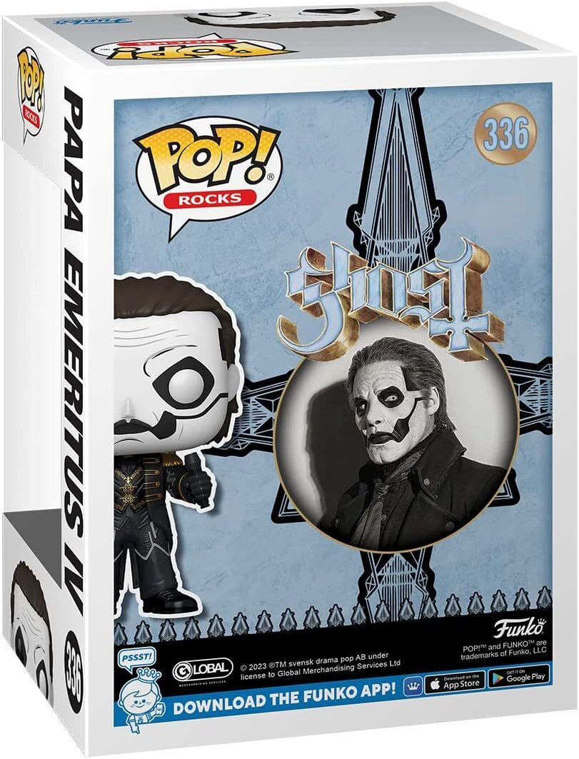 Funko POP Rocks Ghost Papa Emeritus IV Ghost Band Collectable Vinyl Figu
