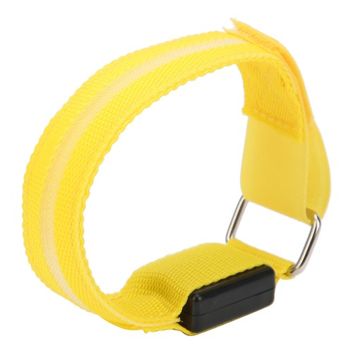 (Yellow)Outdoor Running LED Armband AdjusT Flashing Wristband Cycling Light BS - Picture 8 of 23