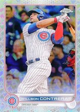 Willson Contreras 2022 Topps Chrome Logofractor Edition #17 Chicago Cubs