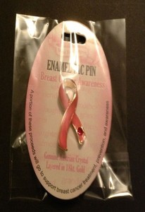 Breast Cancer Awareness Enamel Tac Badge Lapel Pin ...