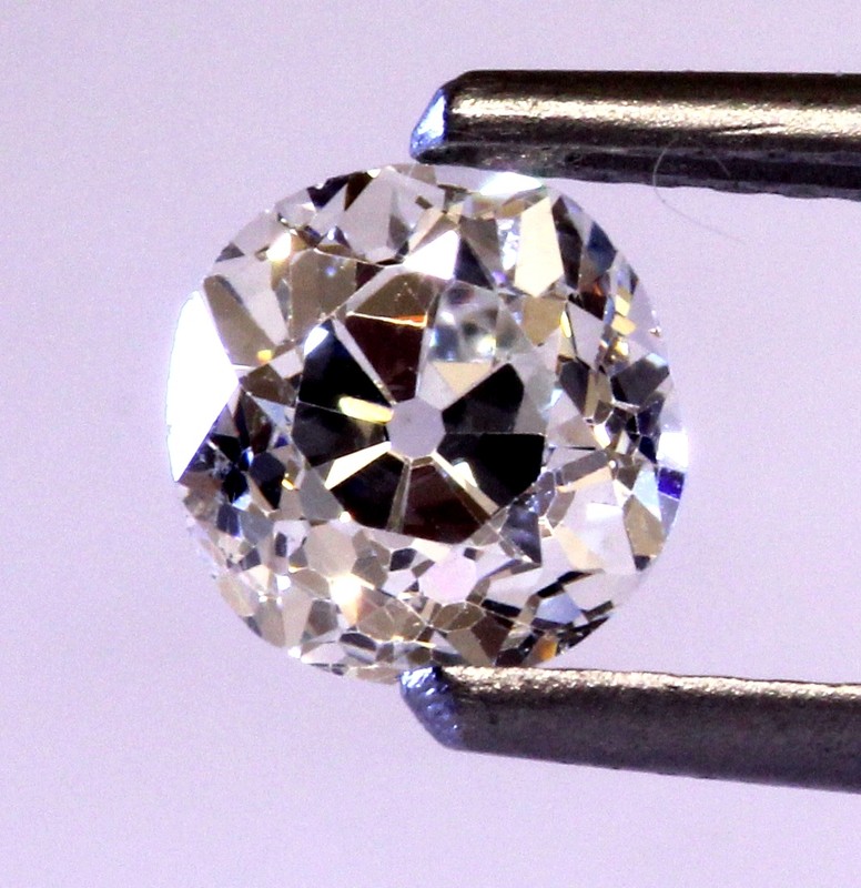 GIA certified 1.06ct SI1 I loose brilliant old european cut round diamond estate