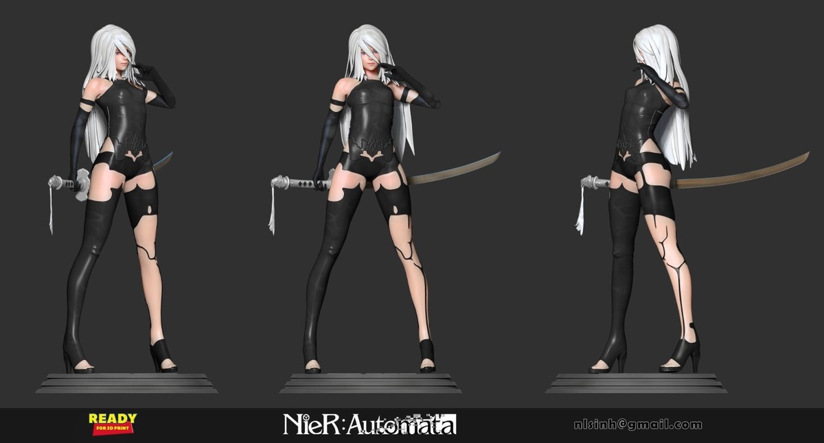1/12th, 1/10th, 1/8th, 1/6th or 1/4 Scale Nier Automata A2 Version