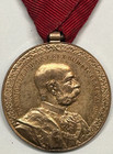 Austria-Hungary Franz Joseph I Signum Laboris Bronze Medal 40 Yrs Civil Service — photo 2