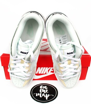 Nike Dunk Low Scrap Sail White Sea Glass Seafoam UK 5 6 7 8 9 13