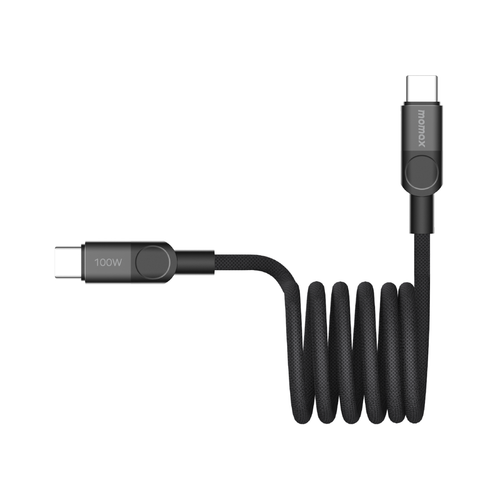 Momax Mag.Link 100W USB Type-C to USB-C Cable Fast Charge Magnetic Coil Charger - Picture 11 of 13