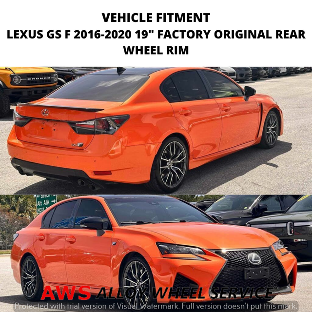 Factory Lexus GSF RCF Wheel Genuine OEM Gsf 19 X 10 in 74351