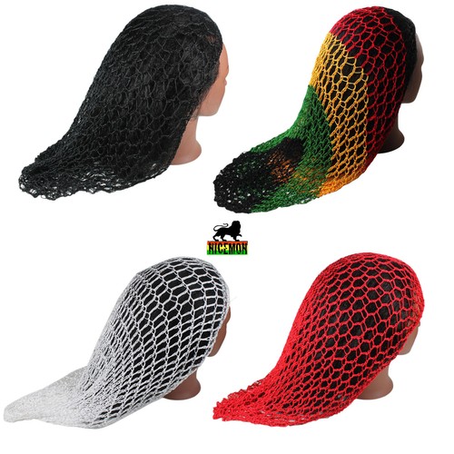 Hair Net Slouchy Cover Cap Hat Rasta Rastafari