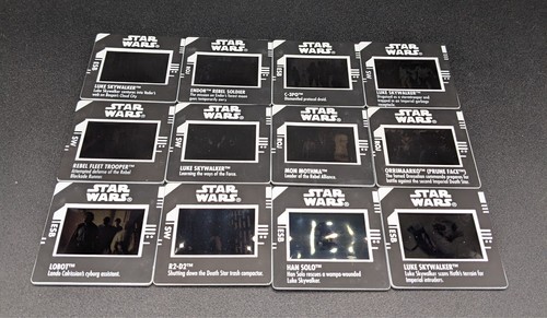 Star Wars Power of the Force POTF2 Freeze Frame Slides COLLECTION 1 Lot of 12