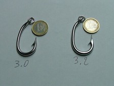 OCEAN 100 AMI SS TUNA HOOK WITH RING 3.0 amo pesca palamito tonno pesce spada