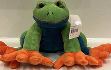 Plush Animal Adventure Funky Frog tree frog red eyes 2013 NEW with tag