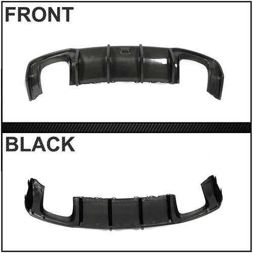 Difusor de carbono difusor trasero faldón trasero alerón trasero para Audi S3 A3 SLINE - Imagen 10 de 11