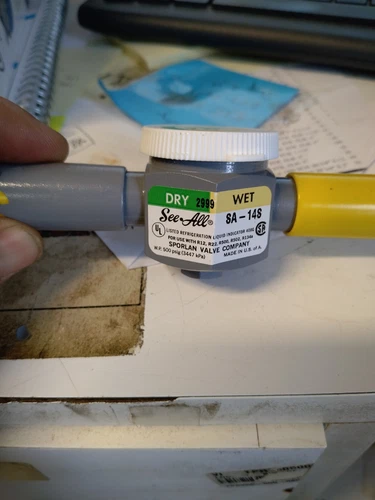 NEW Sporlan SA-14S Moisture & Liquid Indicator