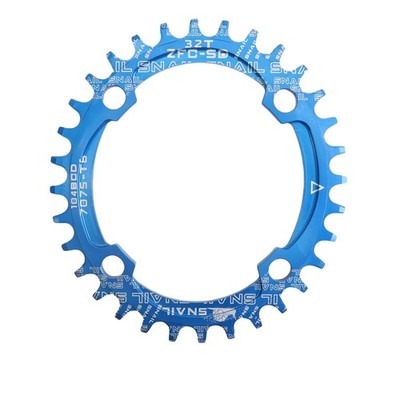 DJC Bike Chainring 104BCD Round/Oval 30t 32t 34t 36t 38t 40t 42t 44t 46t 48t ...