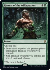Return of the Wildspeaker - Light Play MTG