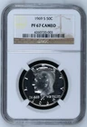 1969-S Kennedy Half Dollar Coin NGC graded PF 67 CAMEO