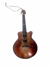 ELECTRIC GUITAR CHRISTMAS TREE ORNAMENT Brown