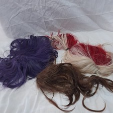 Bundle of womens wigs for cosplay anime fancy dress etc
