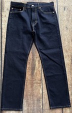 LEVIS 505 REGULAR STRETCH DARK WASH BLUE JEANS MENS 36X32 NEW WITH TAGS