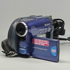 Sony Handycam DCR-DVD91E Mini DVD Camcorder Blue 120x Zoom NightShot Charger