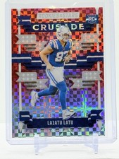 2024 Panini Rookies & Stars LAIATU LATU #C-LLU Crusade RED PLAID Rookie (RC) 🔥