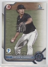 2022 Bowman Draft 1st Edition Karson Milbrandt #BD-87 0s2w