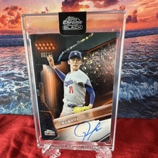 Topps Chrome Black Auto Roki Sasaki Rookie Auto #CBA-RS Orange /25 Dodgers🔥🔥🔥