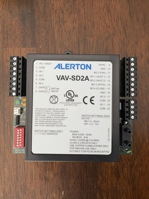 Alerton VAV-SD2A controller. Used In Working order.