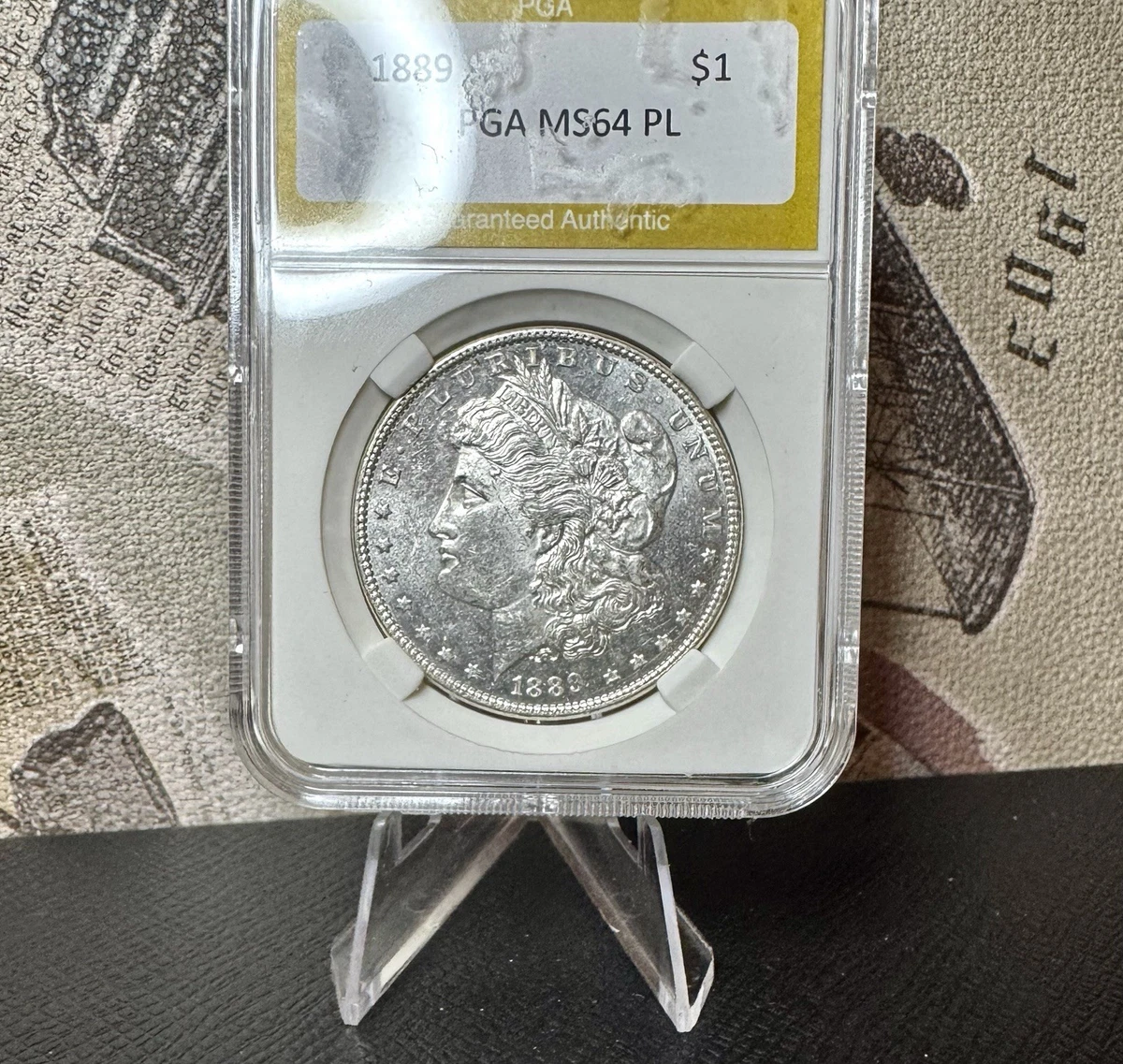 Uncertified Silver 1889 Year Morgan US Dollars (1878-1921) for