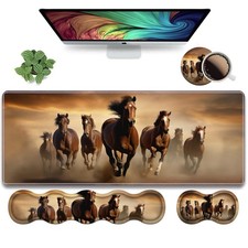 Ergonomic Keyboard Wrist Rest and Mouse Pad Wrist Rest Set, Large XXL Gaming ...