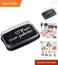 Crisp Impression Large Rubber Stamp 4 x 2.6 in - Non-Toxic Safe for Kids