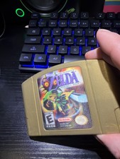 Zelda-Majora's Mask - Nintendo 64 (N64) Cartridge (holo label)