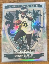 2025 Panini Rookies & Stars Saquon Barkley CRUSADE #7 Silver Philadelphia Eagles