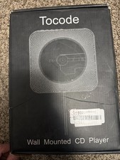 Wall Mounted CD Player Bluetooth FM Radio MP3 New In Box Tocode TD808