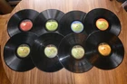 Lot of 8 Beatles Vinyl LP Records for Arts & Crafts - Apple