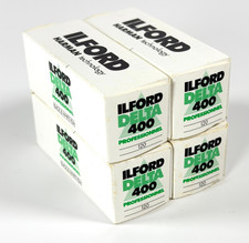 4x Rolls Ilford 120 Delta 400 Black White Film Expired 09/2012
