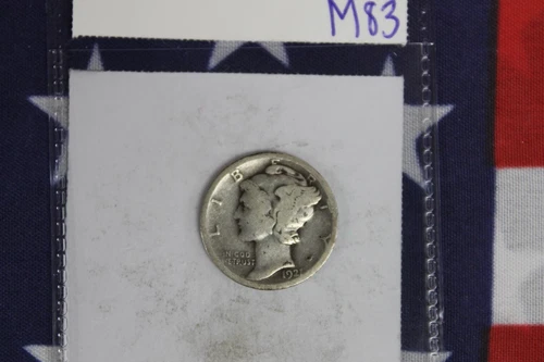 1921-D Silver Mercury Dime - Good Condition (M83)