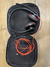 Plantronics C3200 USB Headset Black/Red Double Ear-Pad Boom Microphone Headband