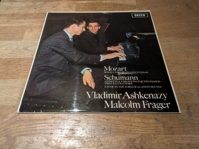 VLADIMIR ASHKENZY - MALCOM FRAGER / MOZART - SCHUMANN    / DECCA SXL 6130