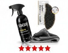 Profi Auto Innenraumreiniger Set Interior Cleaner Lederbürste Innenreiniger 3tlg