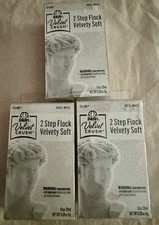 3 Plaid FolkArt Velvet Crush 2 Step Flock Kit White Velvety Soft Finish.Sealed