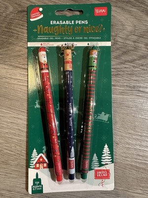 Legami Christmas-Edition 2024 Naughty Or Nice Gelstift-Set 3 Stück NEU OVP
