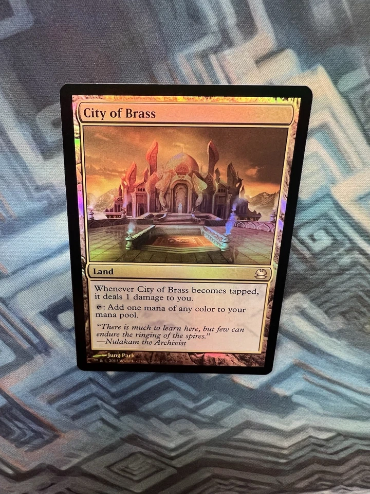 MTG Foil City of Brass NM- Modern Masters - Image 3 of 4