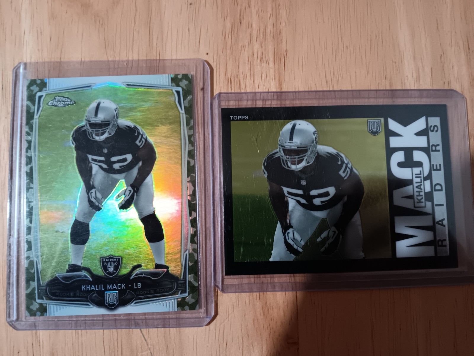 2014 Topps Chrome - Khalil Mack #184 STS Camo Refractor /499 (RC)