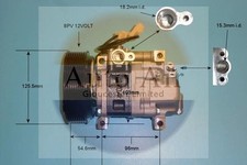 Air Conditioning Compressor A/C Air Con Fits Mazda 3 6 AUTO AIR 14-1141P