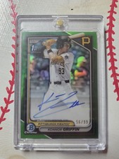 2024 Bowman Draft Konnor Griffin Auto  Green #/99!! #1 Prospect In Baseball!!