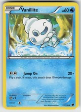 Vanillite 27/116 Common Plasma Freeze Pokemon Heavily Played
