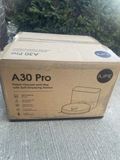 ILIFE A30 Pro Robot Vacuum and Mop, Self Emptying Station for 60 Days, 5000Pa Su