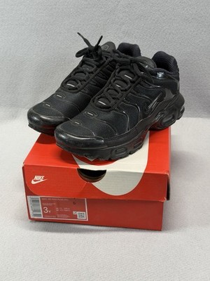 Nike Air Max Plus TN Kids 3Y Black CD0610-001 Triple Black Sneakers Running Shoe