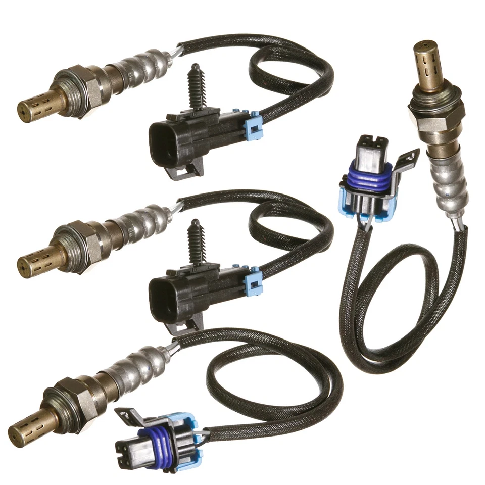 Sensor de oxígeno aguas arriba y aguas abajo 4 piezas para Cadillac DeVille Eldorado Seville 1996-2000 Foto 3 de 4