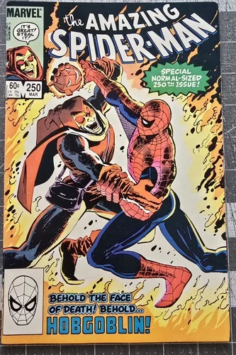 Amazing Spider-Man #250 (Marvel Comics 1984) Hobgoblin App, Anniversary Issue VF